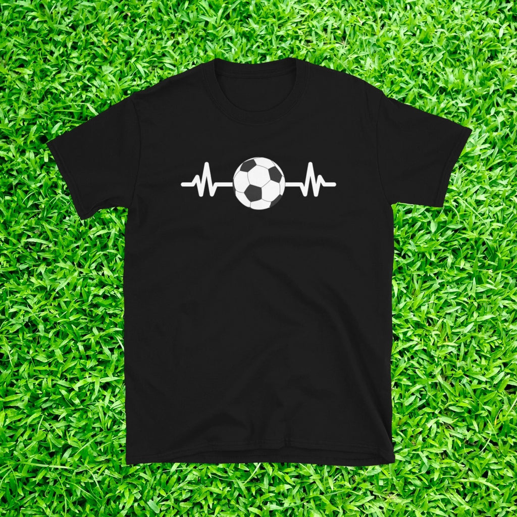 Soccer Pulse Heart Beat Sports Unisex Tee Shirt