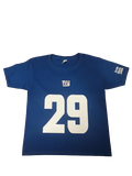 New York Giants CUSTOM Name & Number T-Shirt Jersey Personalized Tee New