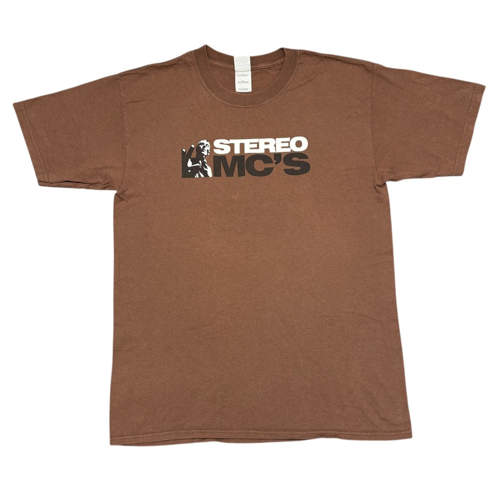 Vintage Stereo MC's Shirt Large Y2K Tour Concert Hip Hop Band Tee Saint Etienne