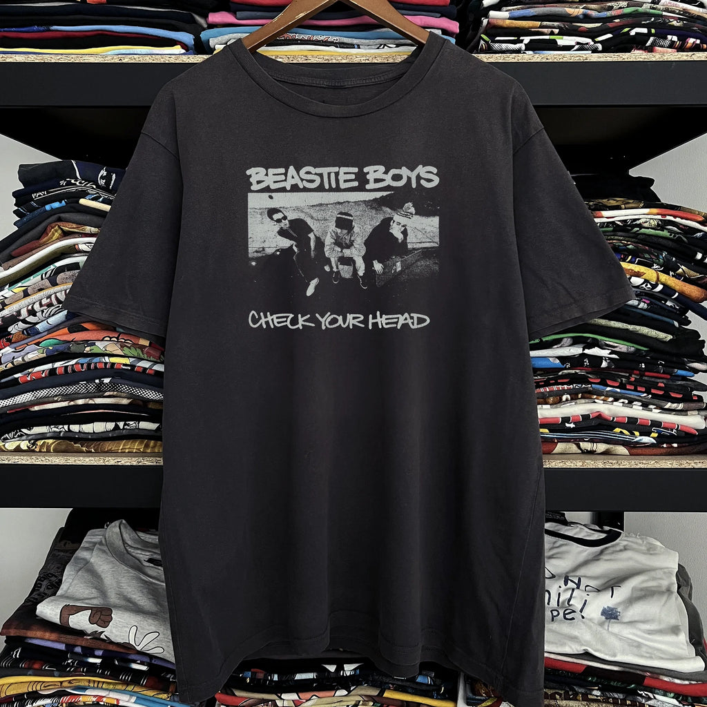 90s Beastie Boys Check Your Head Washed T-Shirt Black L
