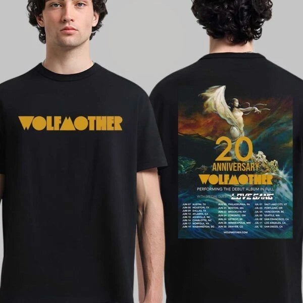 Wolfmother 20 Anniversary Tour 2026 North America The Debut Album T-Shirt