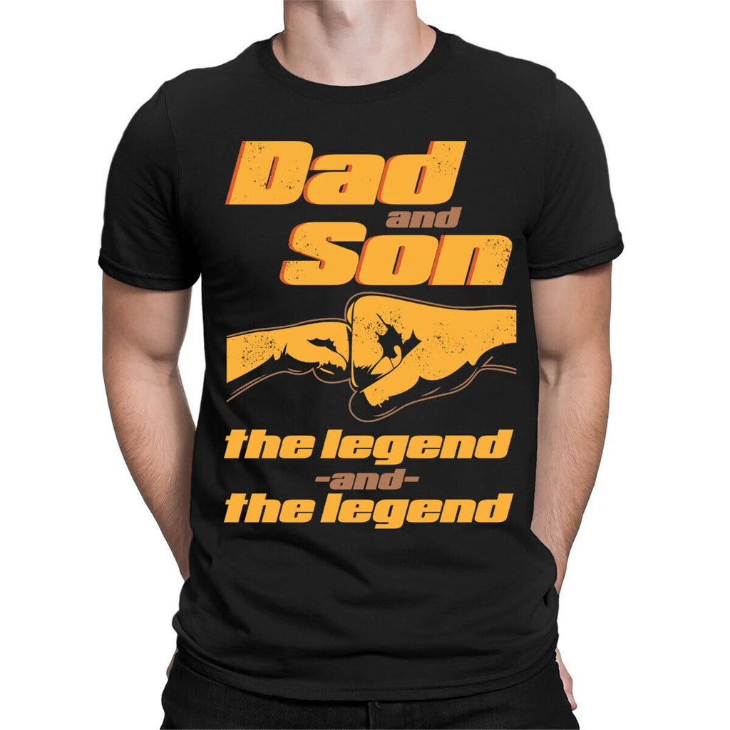 Best Dad And Son Father Day T-Shirt Caring Dad Daddy Amazing Men T-Shirt #FD