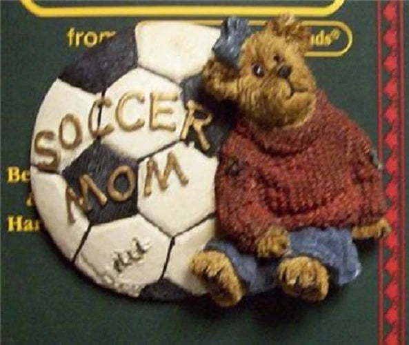 Boyd's #26063 * Bearware Pin "Soccer Mom....#1 Fan"  Pin * MINT * Brand New