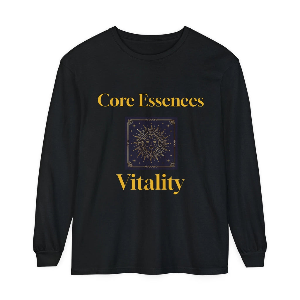 Sun Symbol Long Sleeve T-Shirt, Boho Graphic Tee, Unisex