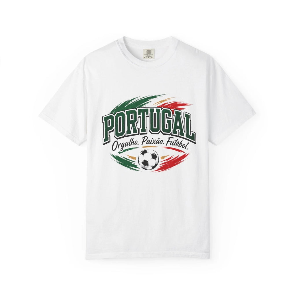 Portugal Soccer Fan T-Shirt | Orgulho Paixão Futebol Country Pride Tee