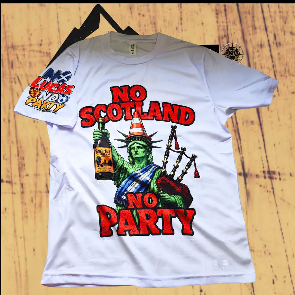 Scotland Fan Shirt No Scotland No Party 2026 Personalised Word Cup football army