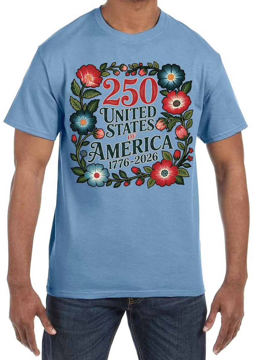 United States of America 250 Years Anniversary Birthday Celebration T-shirt USA