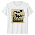 Gothic Bats Halloween Mens T-Shirt Womens Tee Spooky Unisex Graphic Top