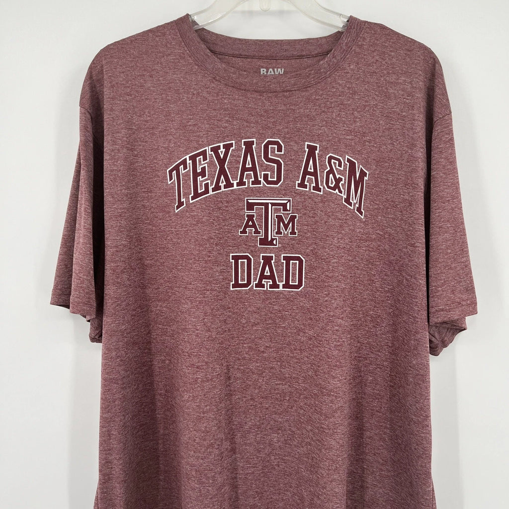 Texas A&M University DAD T-Shirt Men's Size XXXL 3XL