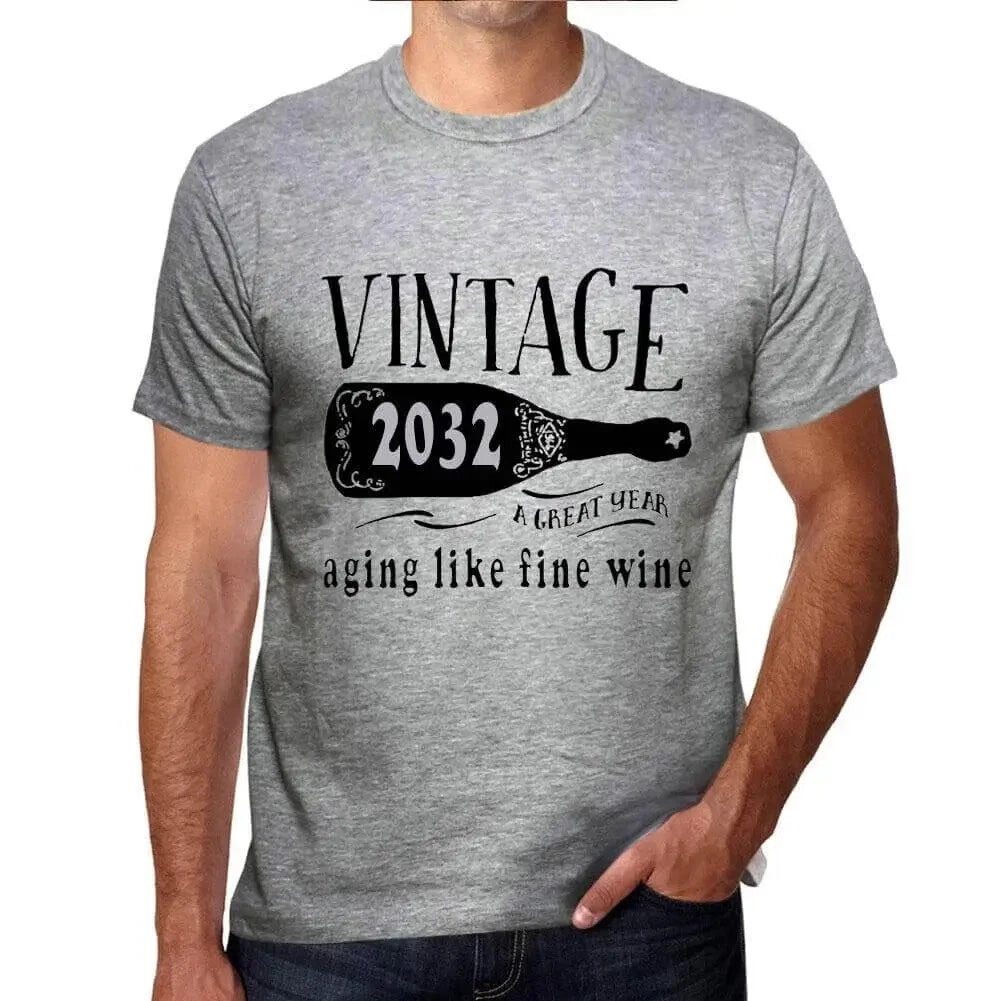 Men's Graphic T-Shirt Aging Like A Fine Wine 2032 Eco-Friendly Limited Edition