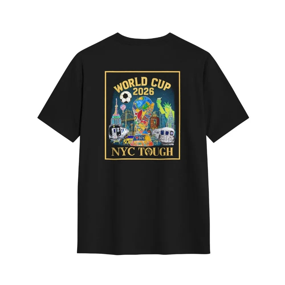 NYC Tough World Cup 2026 Skyline Trophy T-Shirt – New York Soccer Fan Tee