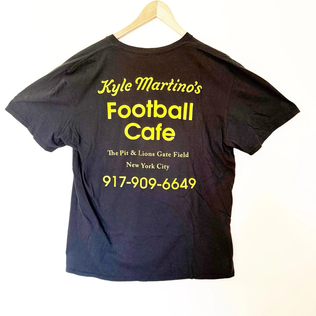 Kyle Martino’s Football Cafe Black Mens Large Limited Edition