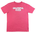 Life Is Good ‘Grateful Dude’ Red Short Sleeve Mens Size Medium Tee Shirt