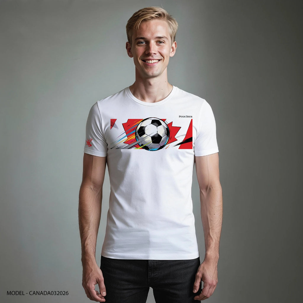 Soccer Colletion Penn Deer  Tshirt with Canada Flag 2026