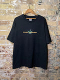 Y2K Plant Manager Stoner Statement T-Shirt- Black - XL