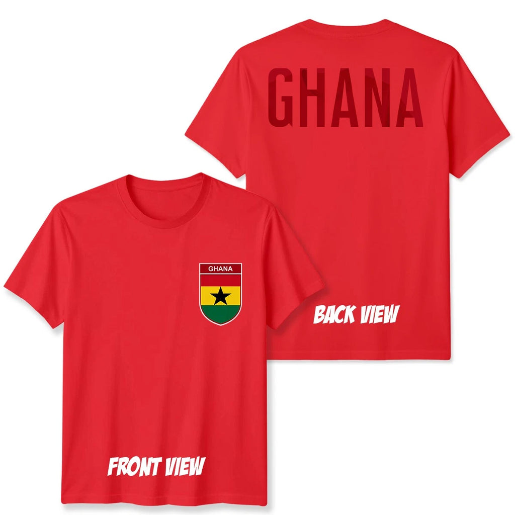 Ghana Football Unisex Kids T-Shirt Country Pride Soccer Tee #WC