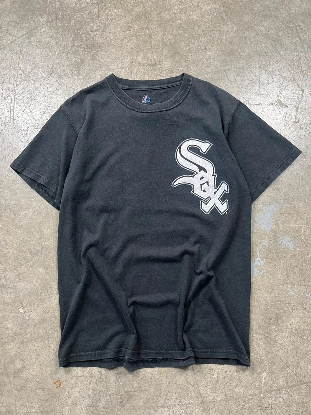 Vintage 00’s Majestic Tee Retro White Sox Nba Black Y2k Quentin - M