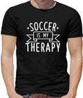 Soccer Is My Therapy Mens T-Shirt - Football - Sport - soccer Ball - Footie