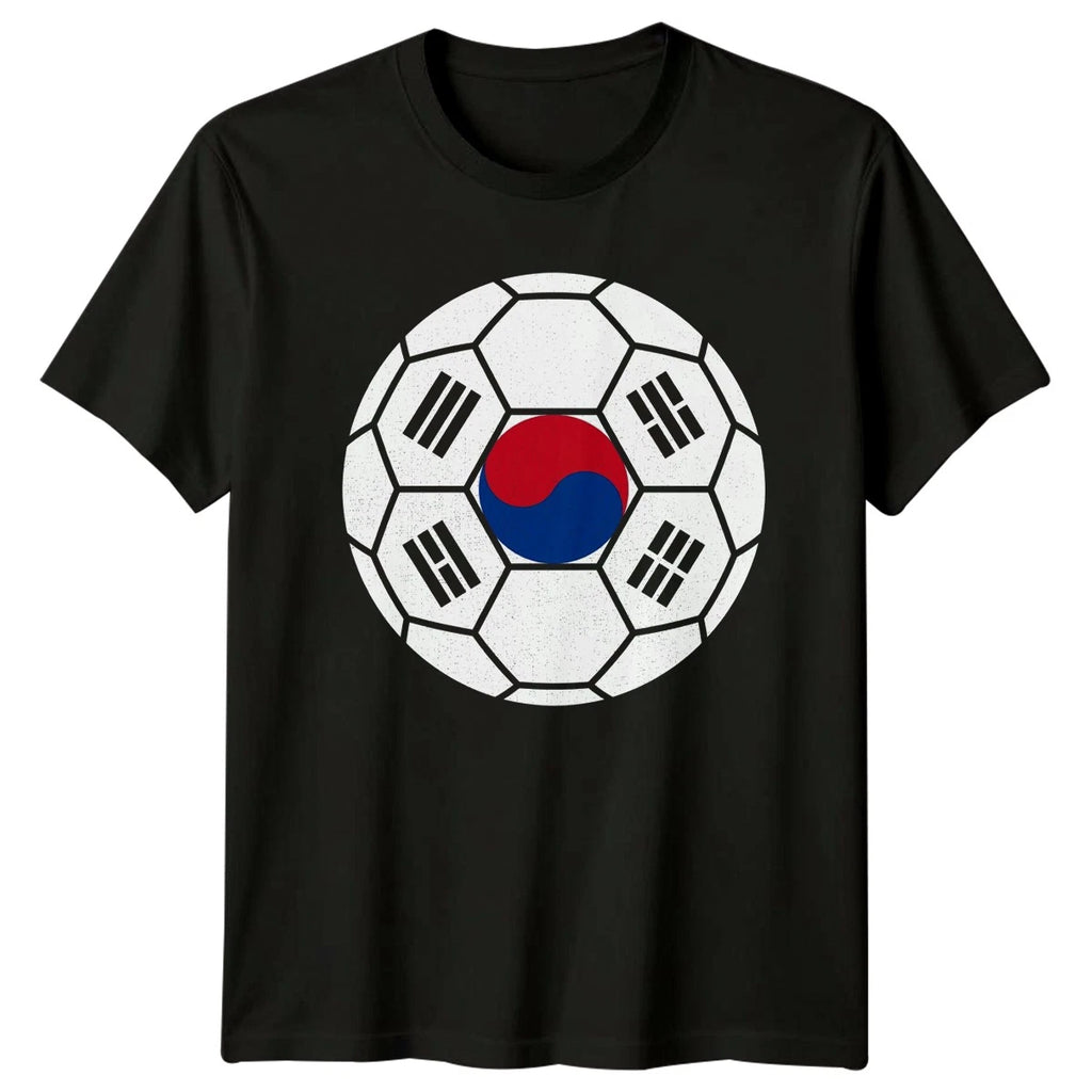 South Korea Soccer T-Shirt International Football Birthday Gift For Him And Her