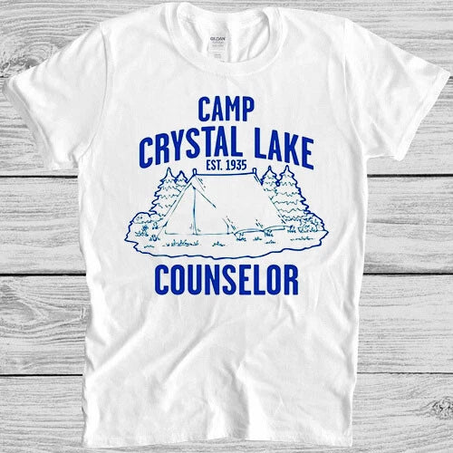 Camp Crystal Lake T Shirt 2508 Funny Cool Gift Tee