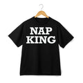 Nap King Bold Text Print T-Shirt, Lazy Humor Casual Tee