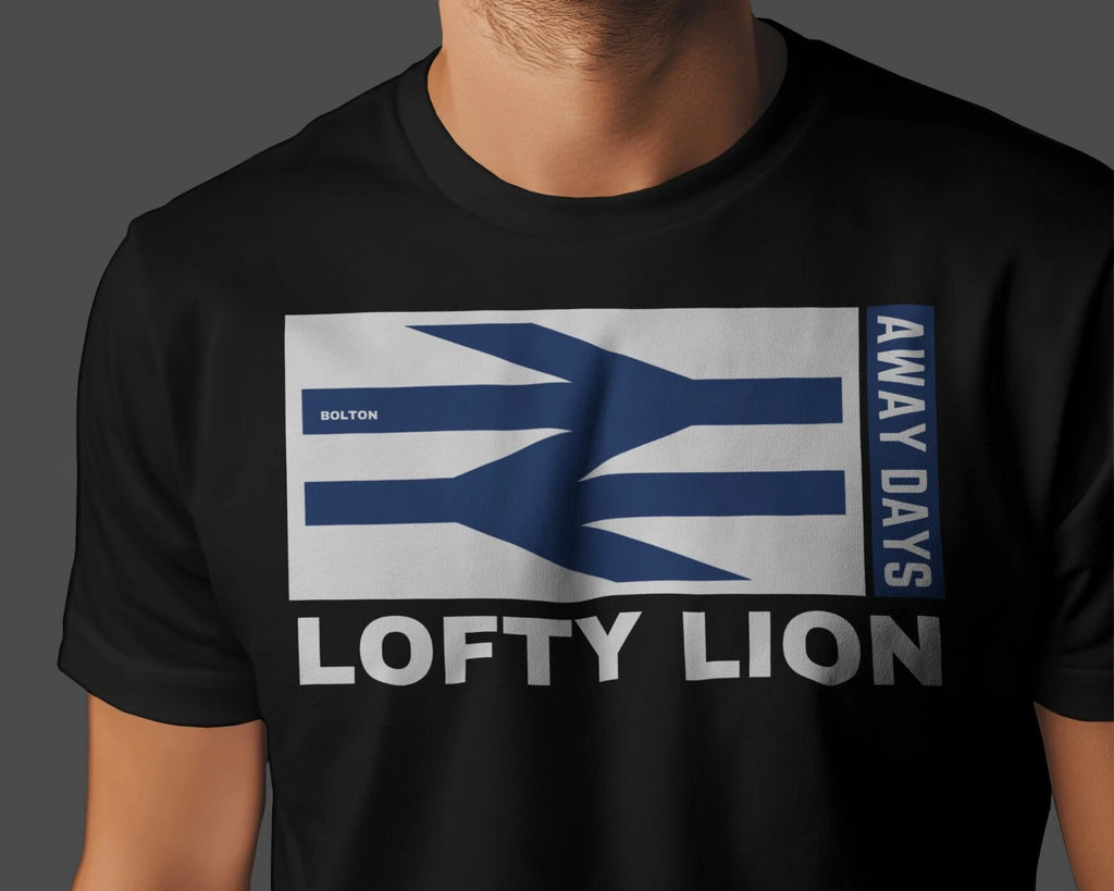 LOFTY LION Away Days T-Shirt | Bolton Mascot Trotters Cuckoo Boys Billy Whizz