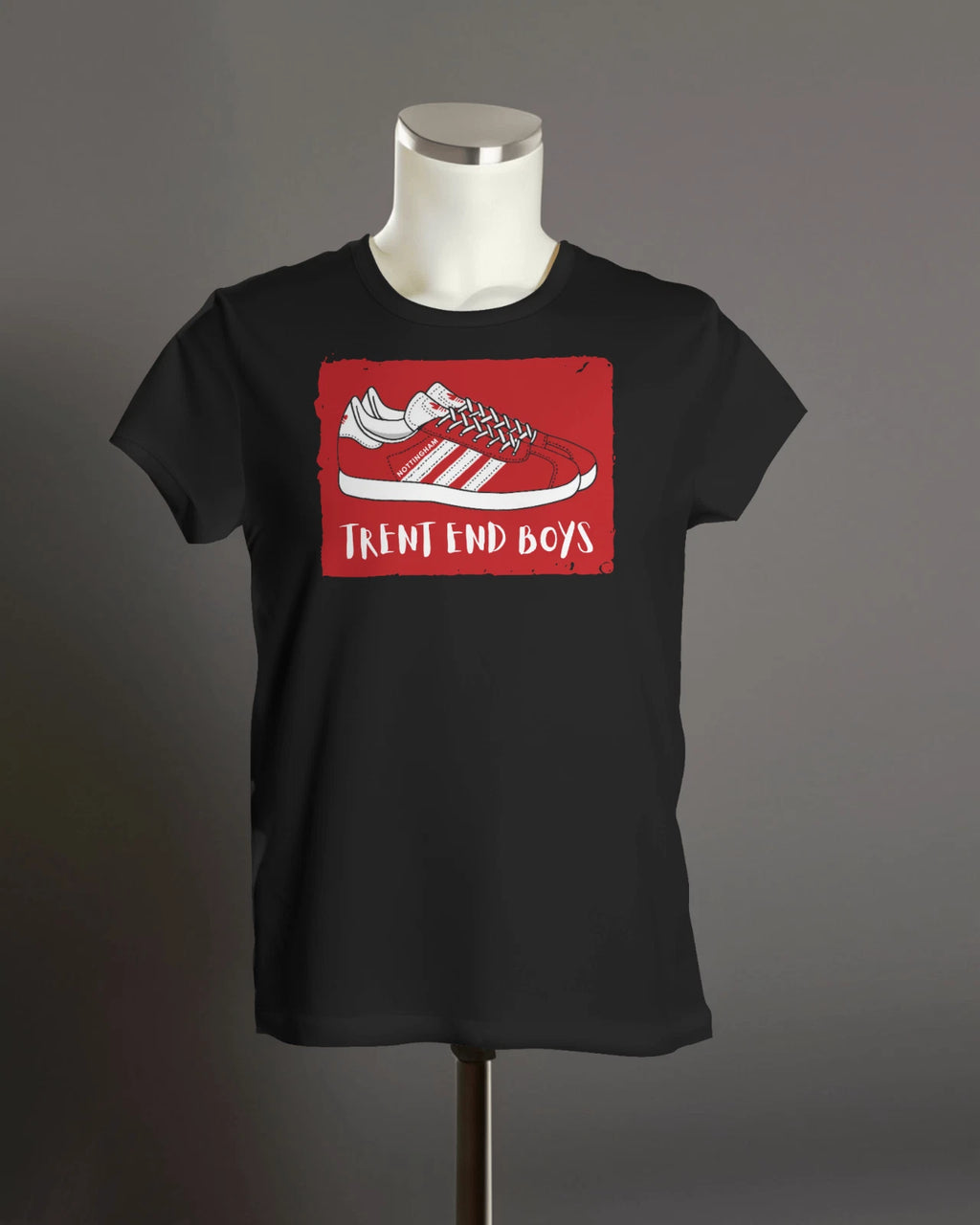 TRENT END BOYS Gazelle T-Shirt | Nottingham Hooligan Reds Notts Garibaldi
