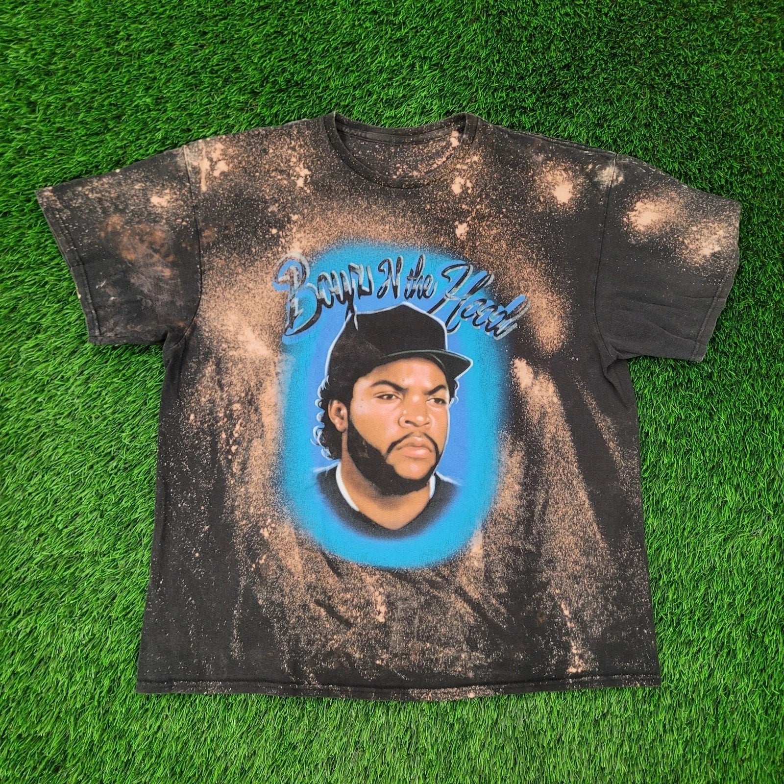 Boyz-N-The-Hood Movie Shirt XL 23x27 Bleached Black