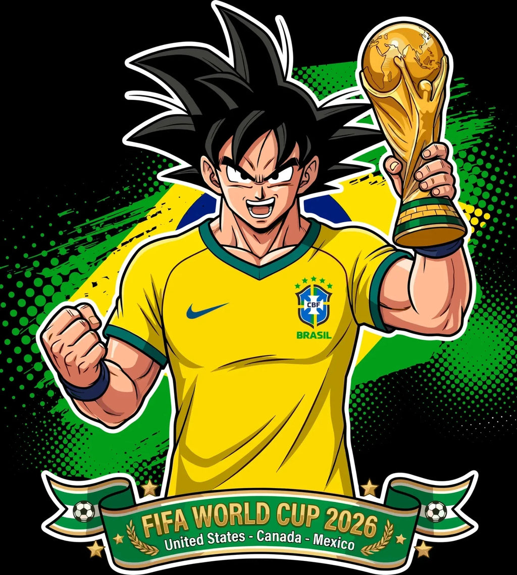 brazil   World Cup Football DTF Iron On Heat Transfer Unisex Soccer T shirt