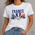 France t shirt 2026 football flag tee gift Paris heart soccer art top all sizes