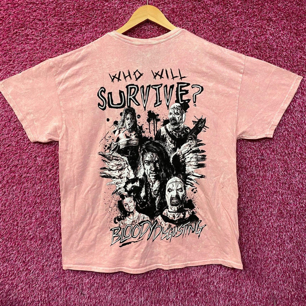Bloody Disgusting X Terrifier Art The Clown T-Shirt Large
