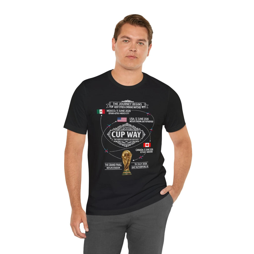 2026 World Cup Soccer Tee MetLife Stadium Grand Final Commemorative Shirt Crew