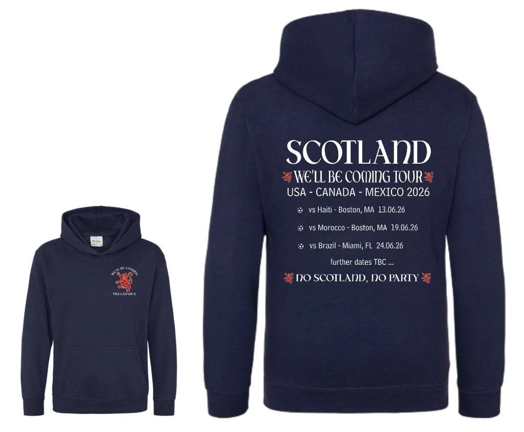 Scotland on Tour, World Cup 2026 hoodie, We'll Be Coming, Scottish Supporters