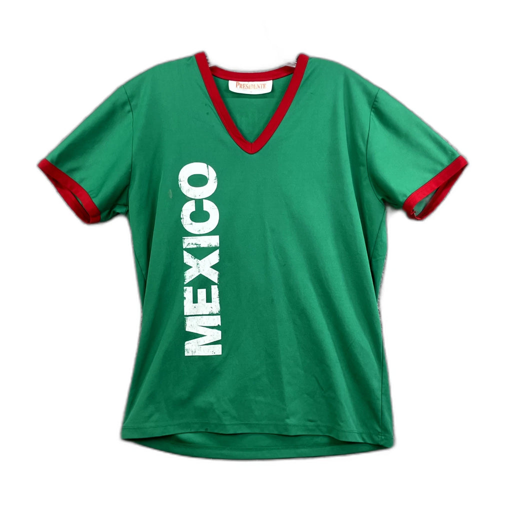 Vintage Presidente T Shirt Mens Large V Neck  Jersey Soccer Outdoor Futbol Sport