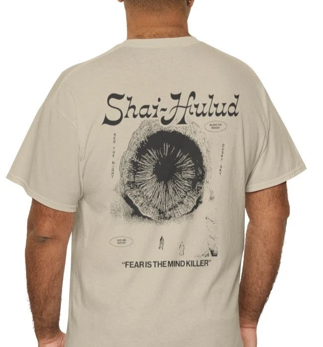 Dune Vintage T-Shirt Shai-Hulud Sandworm Retro Arrakis Sci-Fi Unisex Tee