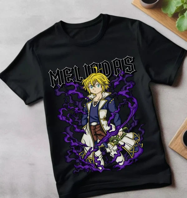 Gowther Seven Deadly Sins T-shirt Seven Deadl Shirt Meliodas Ban Kawaii Shirt