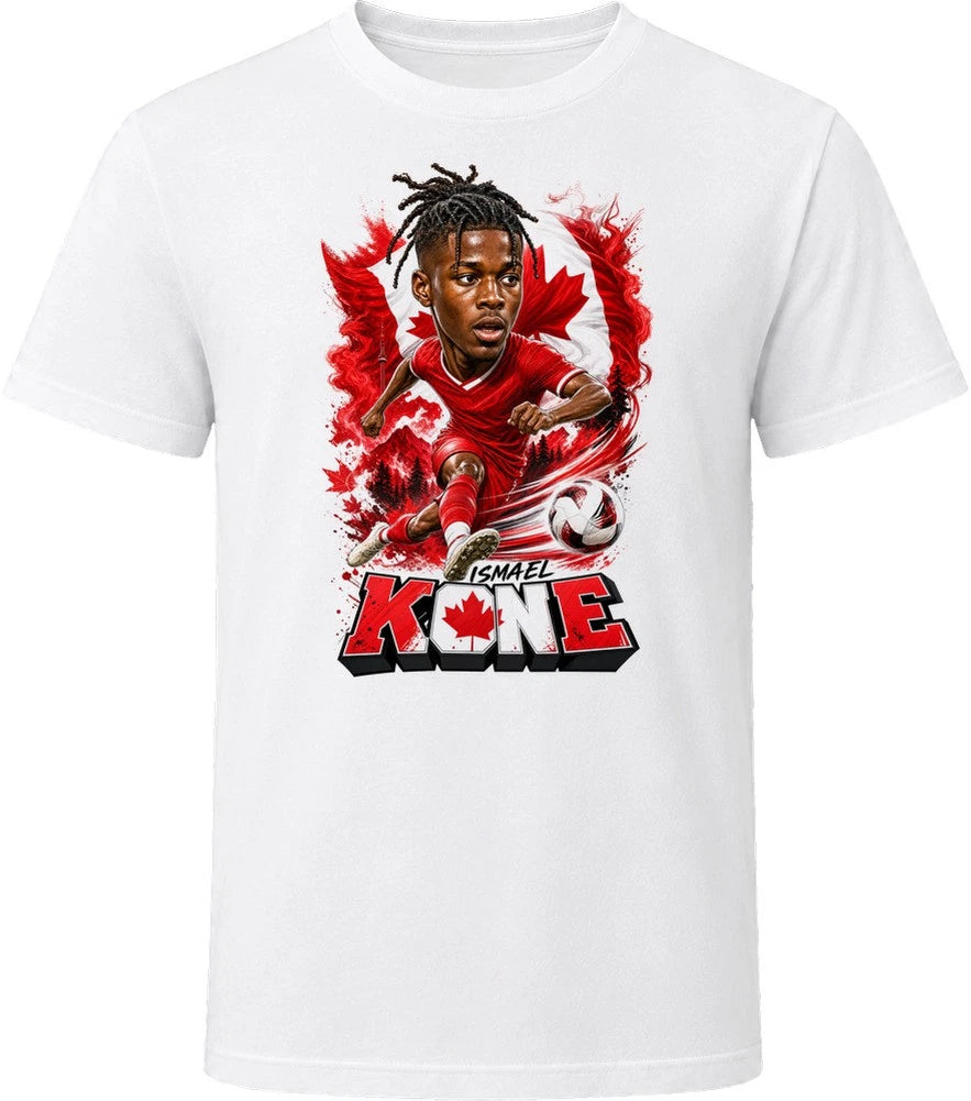 Ismael Kone Canada Soccer Caricature 2026 World Cup T Shirt