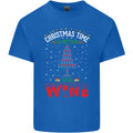 Christmas Better With Wine Funny Alcohol Mens Cotton T-Shirt Tee Top