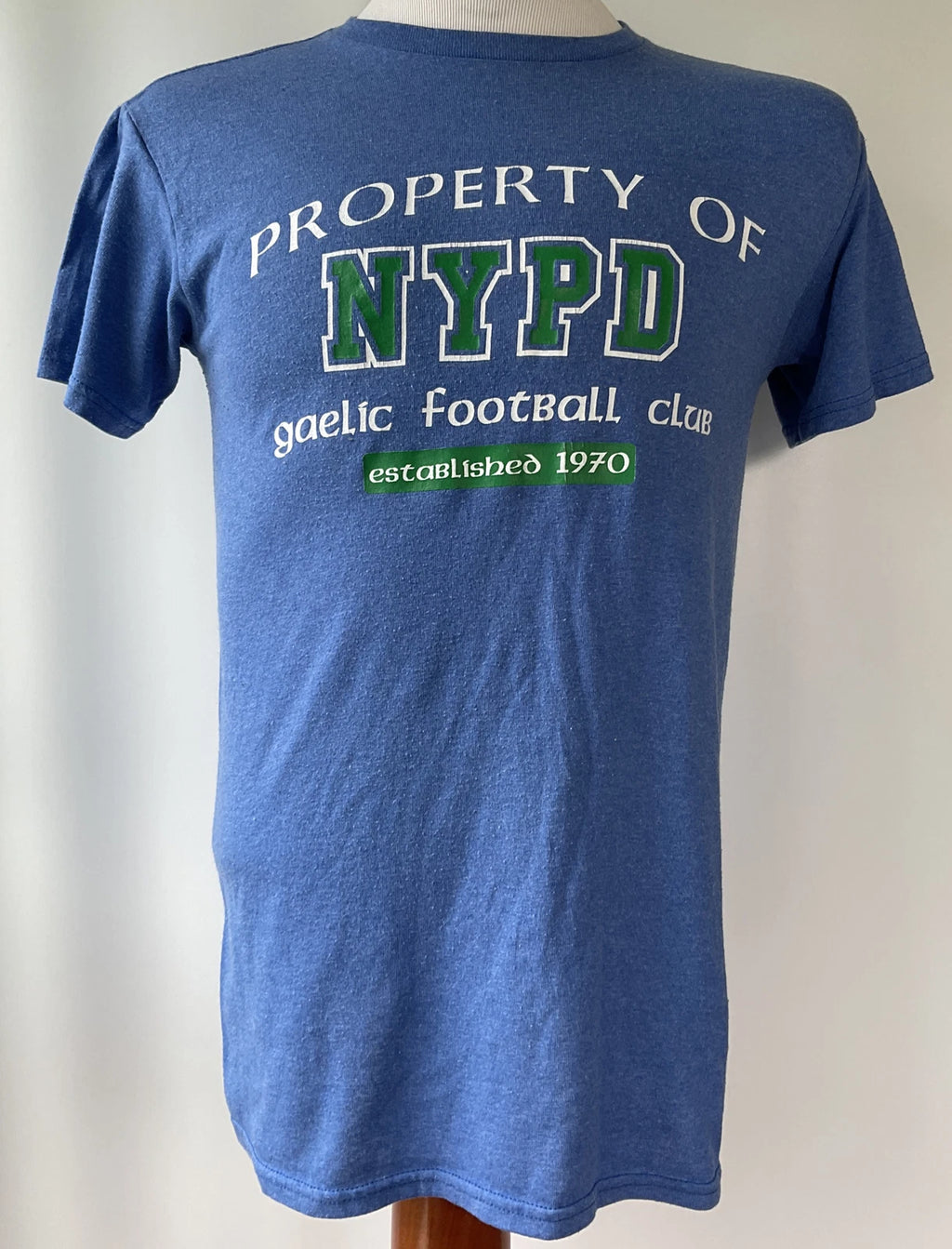 NYPD “ Property Of NYPD Gaelic Football Club “￼ T-Shirt Size Small