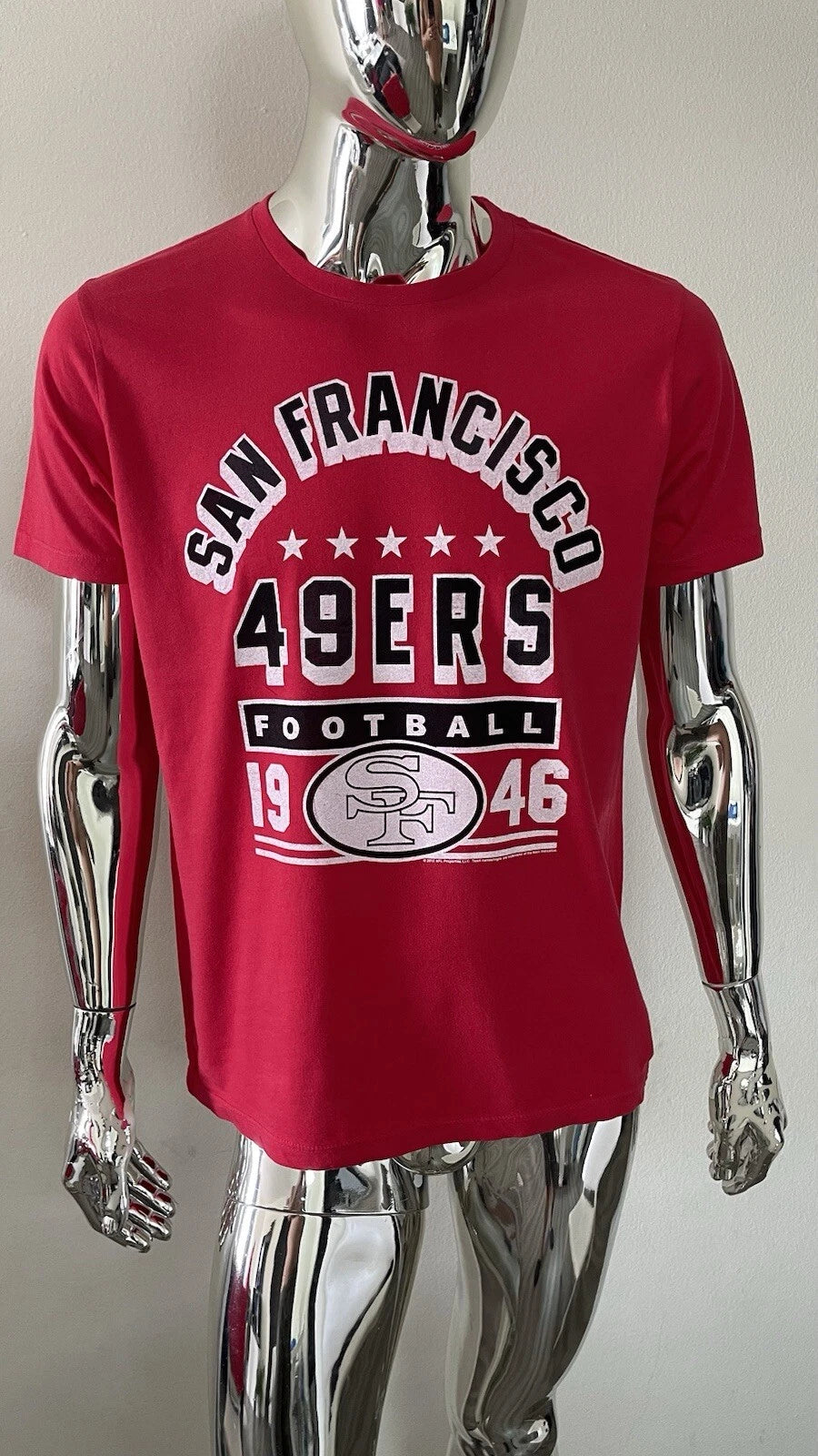 NEW Junk Food Men T-shirt Color Red Size M San Francisco 49 ERS Football