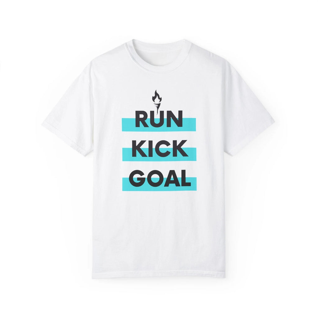 NJ/NY Gotham FC Women's Soccer "RUN KICK GOAL" Unisex Garment-Dyed T-shirt