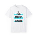 NJ/NY Gotham FC Women's Soccer "RUN KICK GOAL" Unisex Garment-Dyed T-shirt