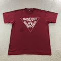Vintage Fruit Of The Loom T Shirt Adults XL Red Silver State Girls Soccer League