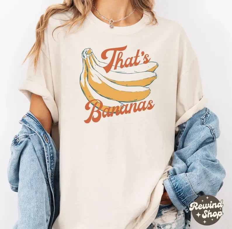 That's Bananas Shirt, Funny Bananas Shirt, Fruir Banana, Vintage Aesthetic Shirt