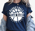 Personalised Basketball Shirt Custom Team Name Sports Gift Birthday Tee Xmas Top