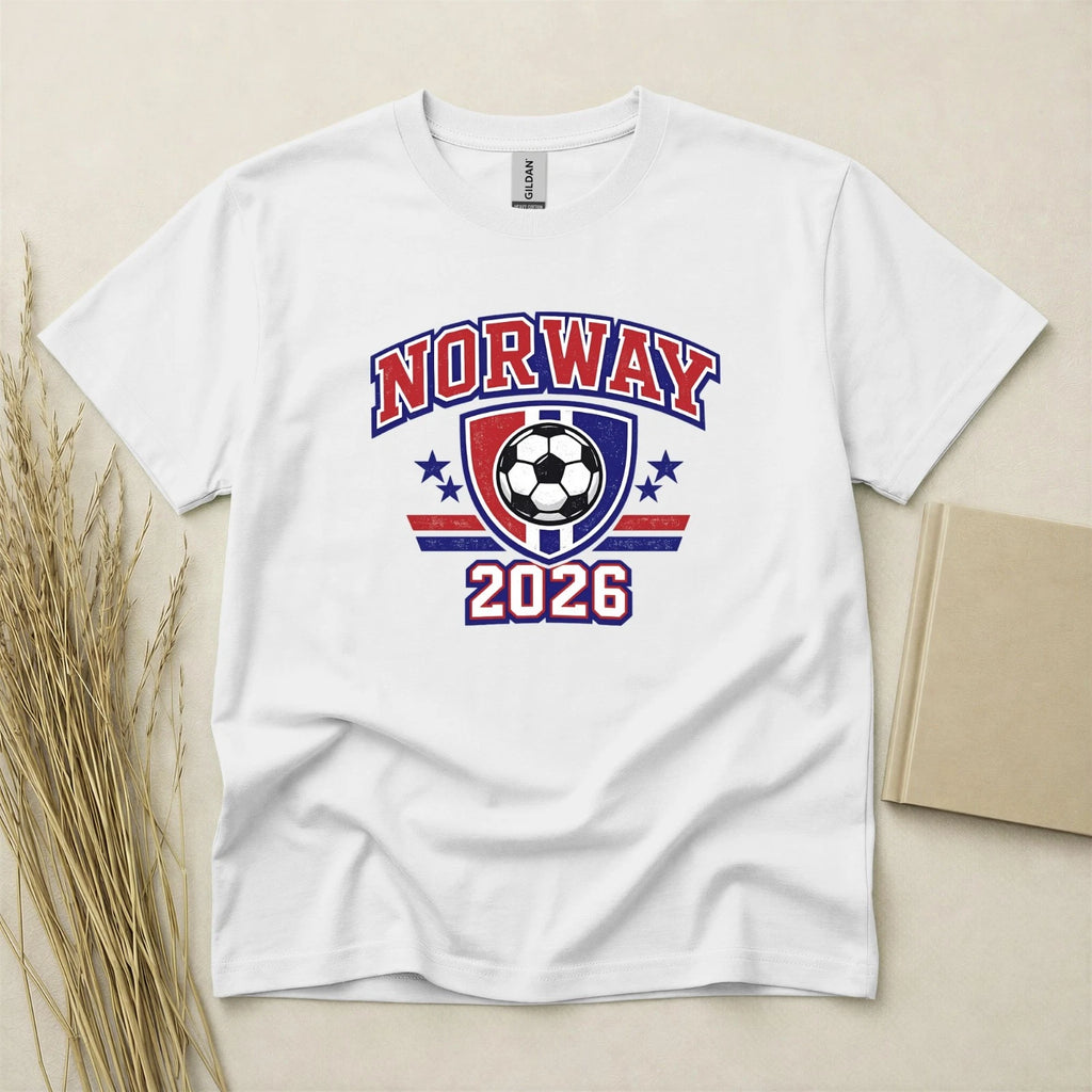 Norway 2026 Football Fan T Shirt Soccer Supporters Gildan Cotton Family Top
