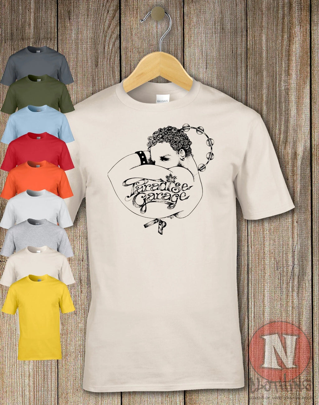 Paradise garage t-shirt New York nightclub disco The Garage 70's 80's