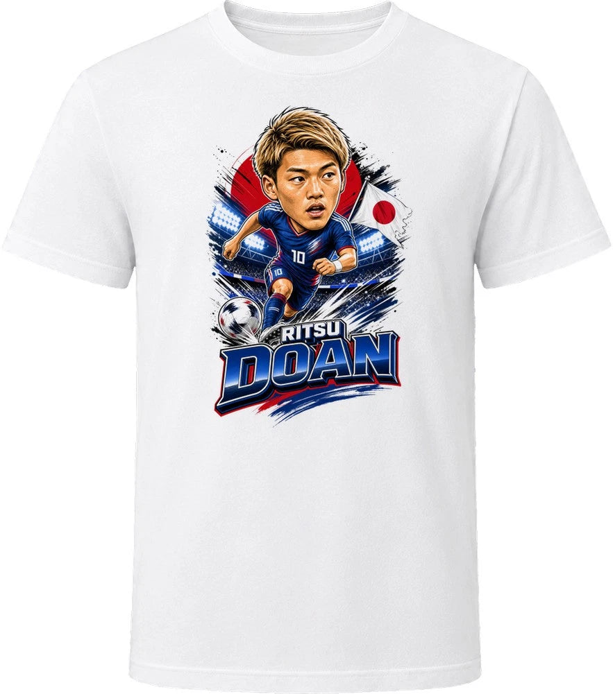 Ritsu Doan, Japan Caricature Soccer 2026 T Shirt