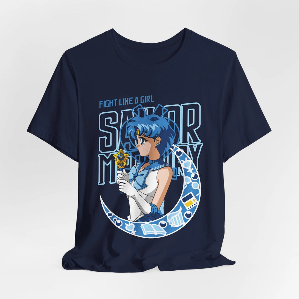Sailor Mercury anime moon illustration Tee | Fight Like a Girl