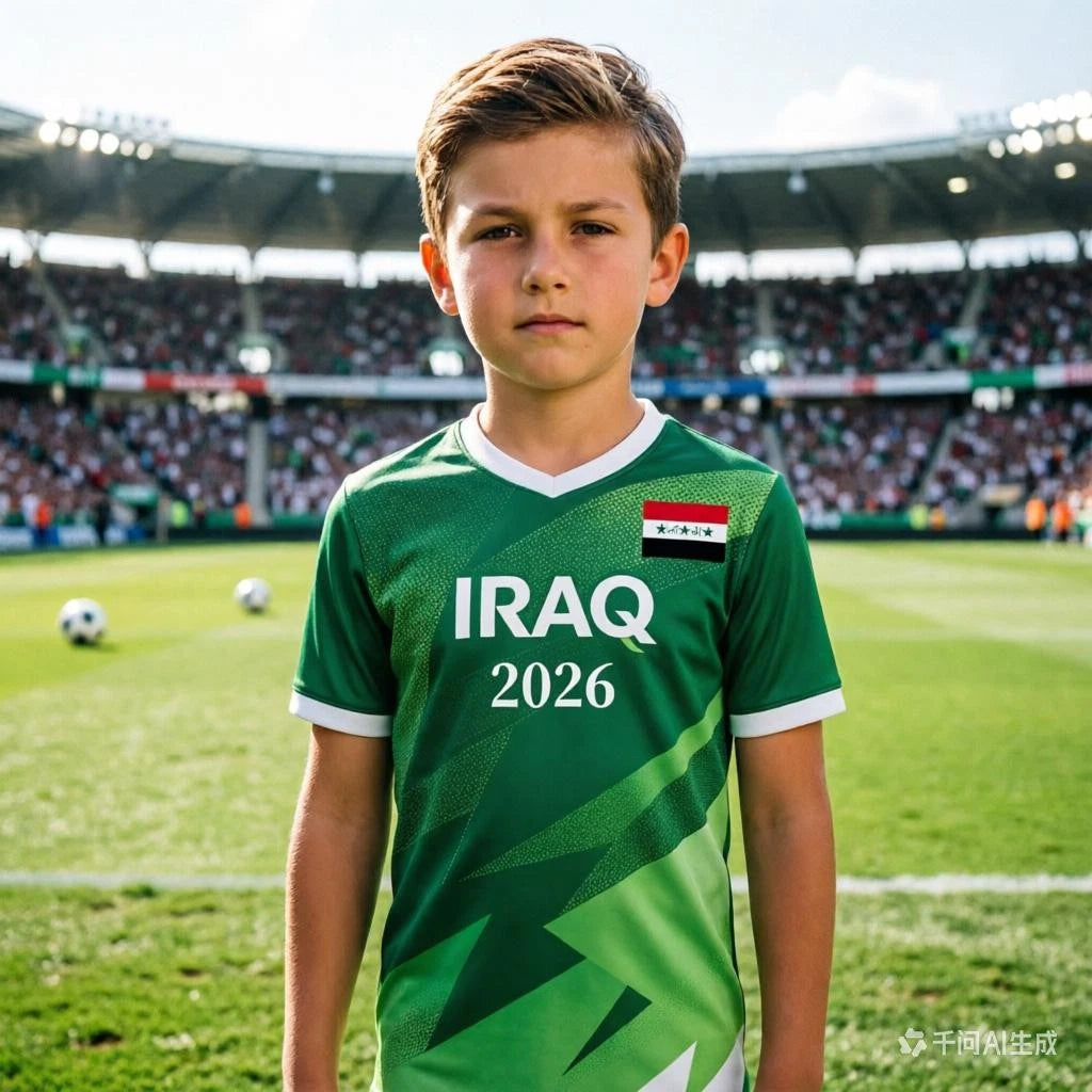 Iraq 2026 Soccer Jersey T-Shirt for Kids & Adults Breathable Casual Wear